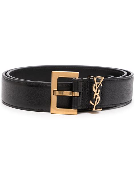 Logo-Free YSL Belt
